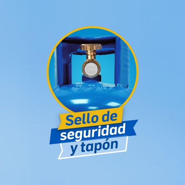Sello de seguridad y tapón Gas LP