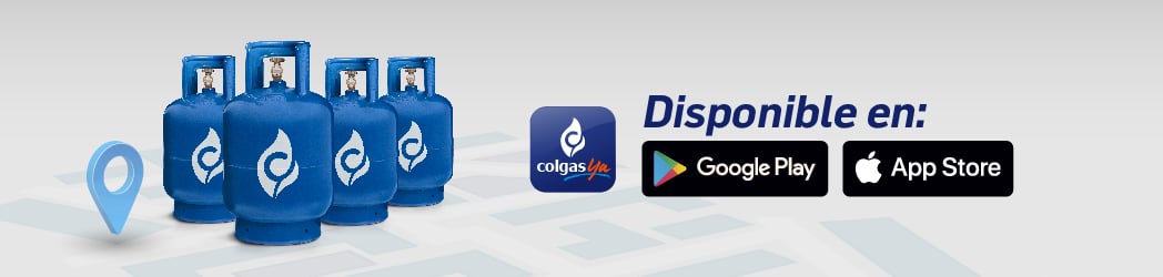 Compra los cilindros de gas a través de la App ColgasYa disponible en Google play y Appstore