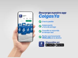 ¡Descarga la App ColgasYa y agiliza tus pedidos de gas!