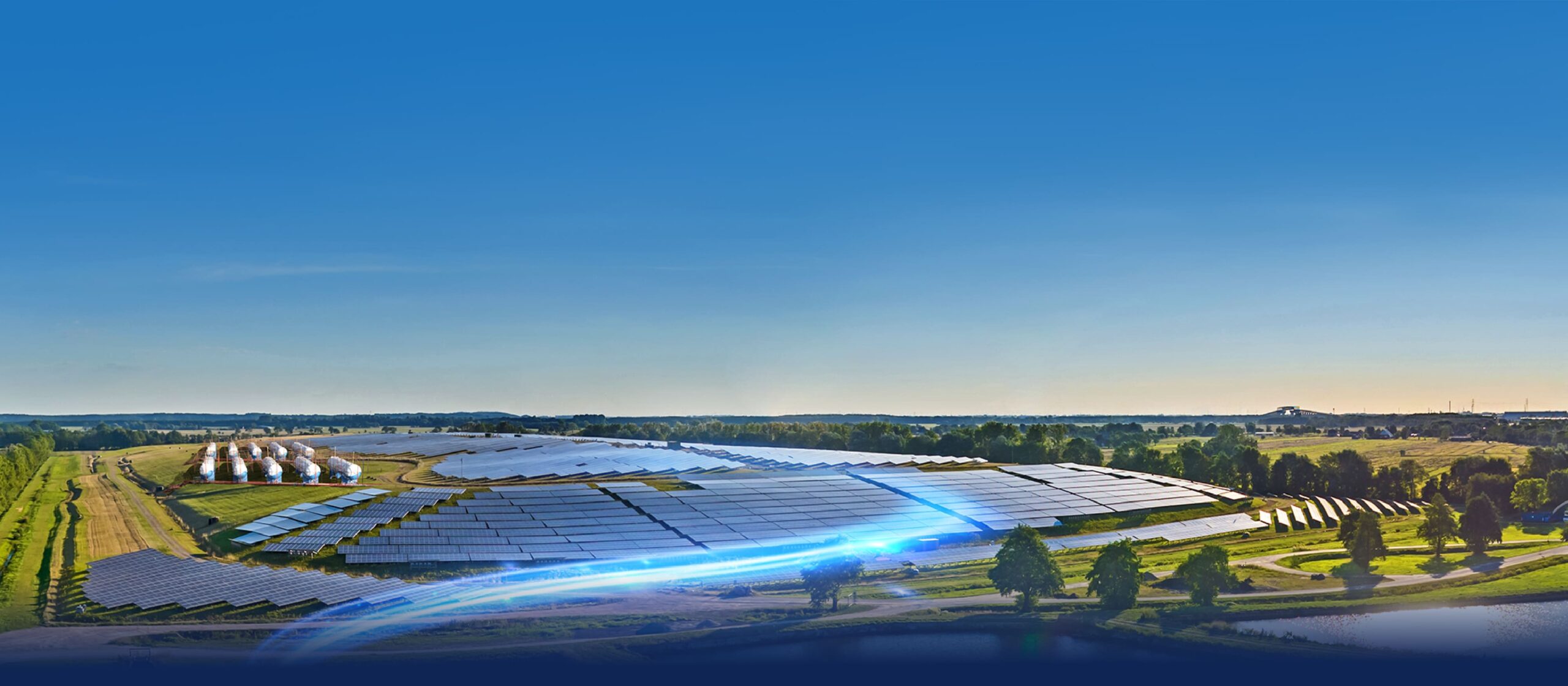 Planta de Colgas de energía sostenible