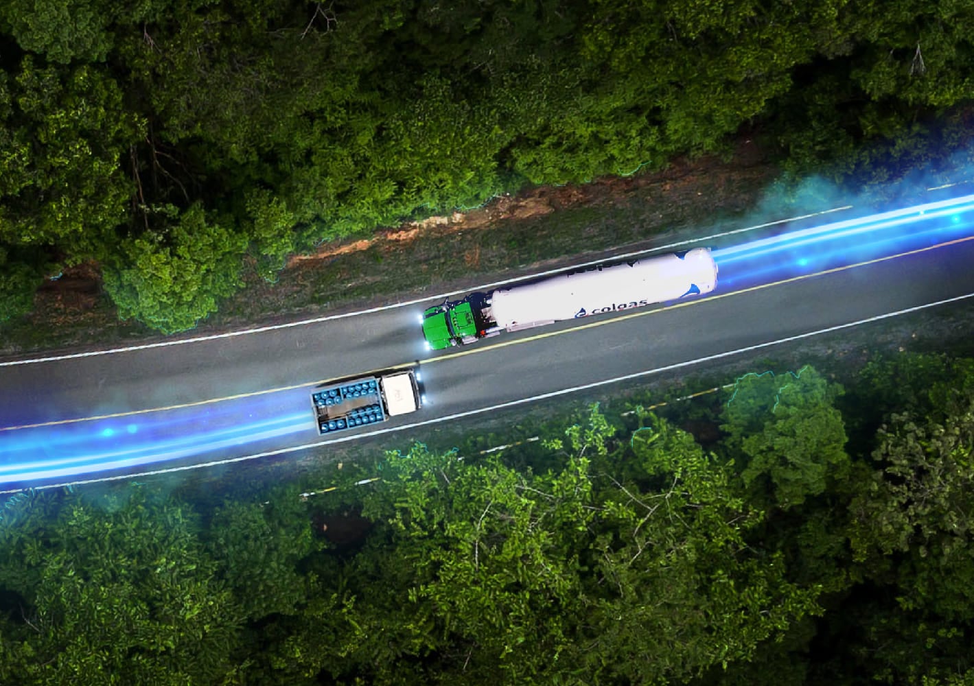 Distrubución de GLP en cilindros Colgas